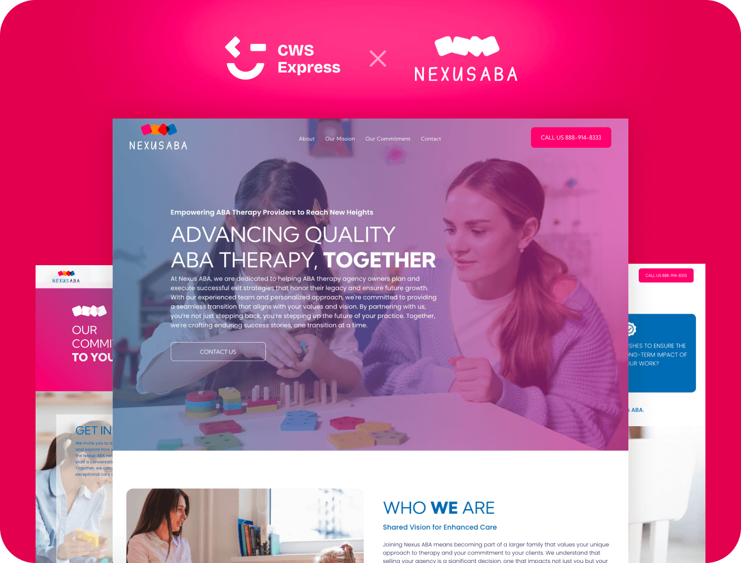 Nexus ABA website preview